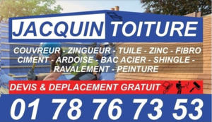 Toiture Jacquin Gagny, Couverture, Charpente