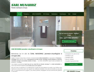 SARL MUNARRIZ Sare, Plomberie générale, Aménagement de salle de bain, Chauffage, Plancher chauffant